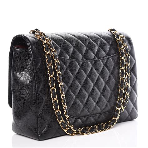 chanel maxi caviar price 2013|CHANEL Caviar Quilted Maxi Double Flap Black .